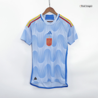 Spain Soccer Jersey Away Player Version World Cup 2022