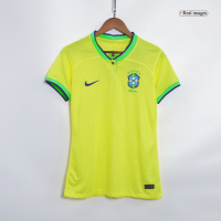 Brazil Women's Jersey Home Replica World Cup 2022