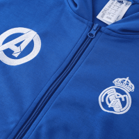 Real Madrid x Marvel Hoodie Jacket Blue 2022/23