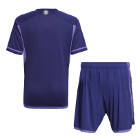 Argentina Three Stars Jersey Away Kit(Jersey+Shorts) Replica 2022