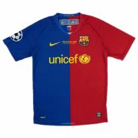 Barcelona Henry #14 UCL Final Retro Jersey Home 2008/09