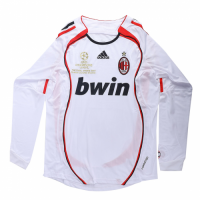 AC Milan Ronaldo #99 UCL Final Retro Long Sleeve Jersy Away 2006/07