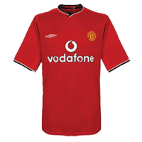 Manchester United BECKHAM #7 Retro Jersey Home 2000/02