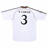 Real Madrid R.Carlos #3 Retro Jersey Home 1998/00