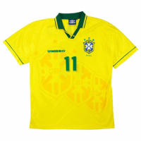 Brazil ROMÁRIO #11 Retro Jersey Home World Cup 1994