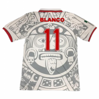 Mexico BLANCO #11 Retro Jersey Away Replica World Cup 1998