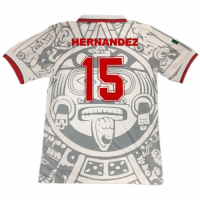 Mexico HERNANDEZ #15 Retro Jersey Away Replica World Cup 1998