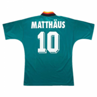 Germany MATTHÄUS #10 Retro Jersey Away World Cup 1994