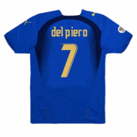 Italy Del Piero #7 Retro Jersey Home Replica World Cup 2006