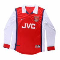Arsenal Bergkamp #10 Retro Jersey Long Sleeve 1998/99