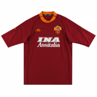 Batistuta #18 Retro Roma Home Jersey 2000/01