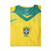 Brazil ADRIANO #7 Retro Jersey Home 2004