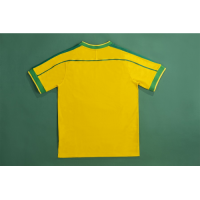Brazil LEONARDO #18 Retro Jersey Home World Cup 1998