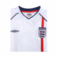 Ferdinand #5 Retro England Home Jersey World Cup 2002