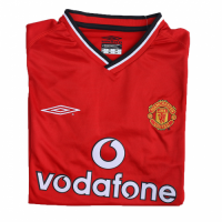 BECKHAM #7 Retro Manchester United Home Jersey 2000/02