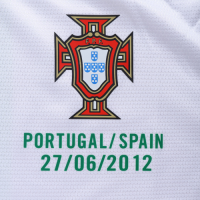 Portugal Ronaldo #7 Retro Jersey Away Euro Cup 2012