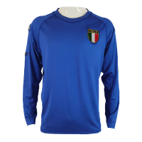 Italy Retro Home Long Sleeve Jersey 2000