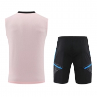 Manchester United Sleeveless Training Kit (Top+Shorts) Pink 2022/23