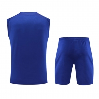 Barcelona Sleeveless Training Kit (Top+Shorts) Purple 2023/24