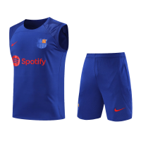 Barcelona Sleeveless Training Kit (Top+Shorts) Purple 2023/24