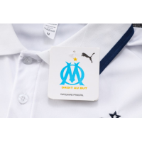 Marseille Core Polo Shirt White 2022/23