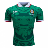Mexico BLANCO #11 Retro Jersey Home Replica World Cup 1998