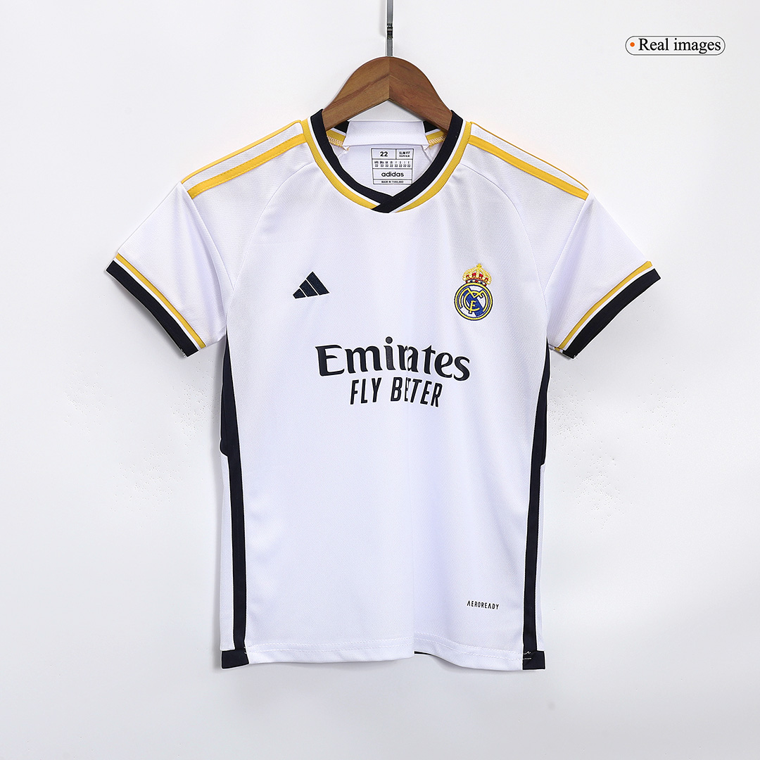 Kids Real Madrid Home Jersey Kit 2023/24