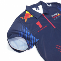 Oracle Red Bull F1 Racing Team Max Verstappen Polo Black 2023