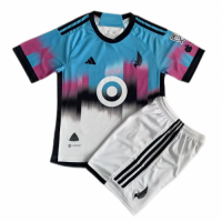 Kids Minnesota United FC Away Jersey The Northern Lights Kit 2023