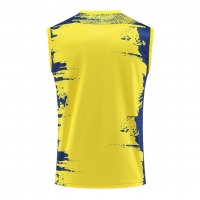 Barcelona Sleeveless Training Kit (Top+Shorts) Yellow&Red 2023/24