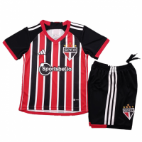 Kids Sao Paulo FC Away Kit Jersey+Shorts 2023/24