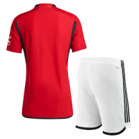 [Super Replica] Manchester United Home Kit Jersey+Short 2023/24