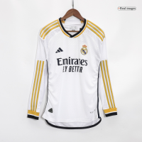 Real Madrid Home Long Sleeve Jersey Player Version 2023/24