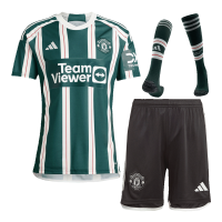 Manchester United Away Whole Kit Jersey+Shorts+Socks 2023/24