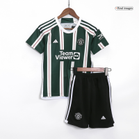 Kids Manchester United Away Jersey Kit 2023/24