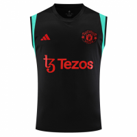 Manchester United Pre-Match Vest Jersey Black 2023/24