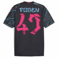 Manchester City FODEN #47 Japanese Tour Printing Third Jersey 2023/24