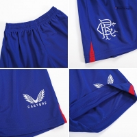 Kids Glasgow Rangers Away Kit Jersey+Shorts 2023/24