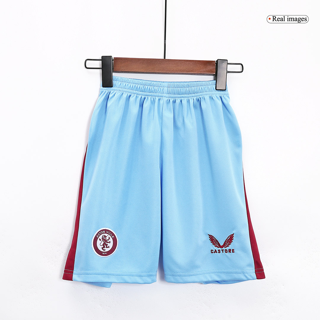 Kids Aston Villa Away Kit(Jersey+Shorts) 2023/24