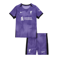 Kids Liverpool Third Whole Kit Jersey+Shorts+Socks 2023/24