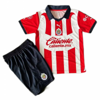 Kids Chivas Home Kit Jersey+Shorts 2023/24