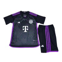 Kids Bayern Munich Away Whole Kit Jersey+Shorts+Socks 2023/24