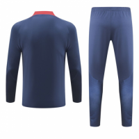 PSG Zipper Sweatshirt Kit(Top+Pants) Navy 2023/24