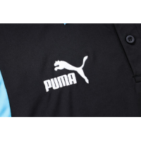 Marseille Core Polo Shirt Black 2023/24