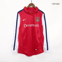 Arsenal Retro Long Sleeve Jersey Home 2000/01