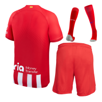 Atletico Madrid Home Whole Kit(Jersey+Shorts+Socks) 2023/24
