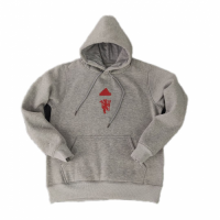 Manchester United Sweater Hoodie - Gray