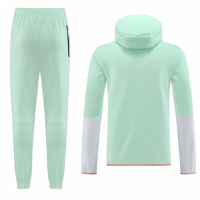 Customize Hoodie Training Kit (Jacket+Pants) Green&White