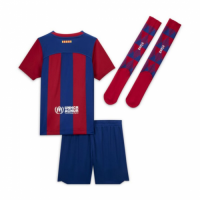 Kids Barcelona Home Whole Kit(Jersey+Shorts+Socks) 2023/24