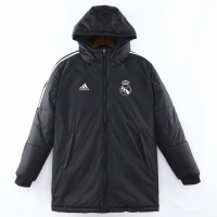 Real Madrid Cotton Winter Jacket Black
